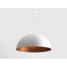 Lampa wisząca LORD 90 - miedziano-biały