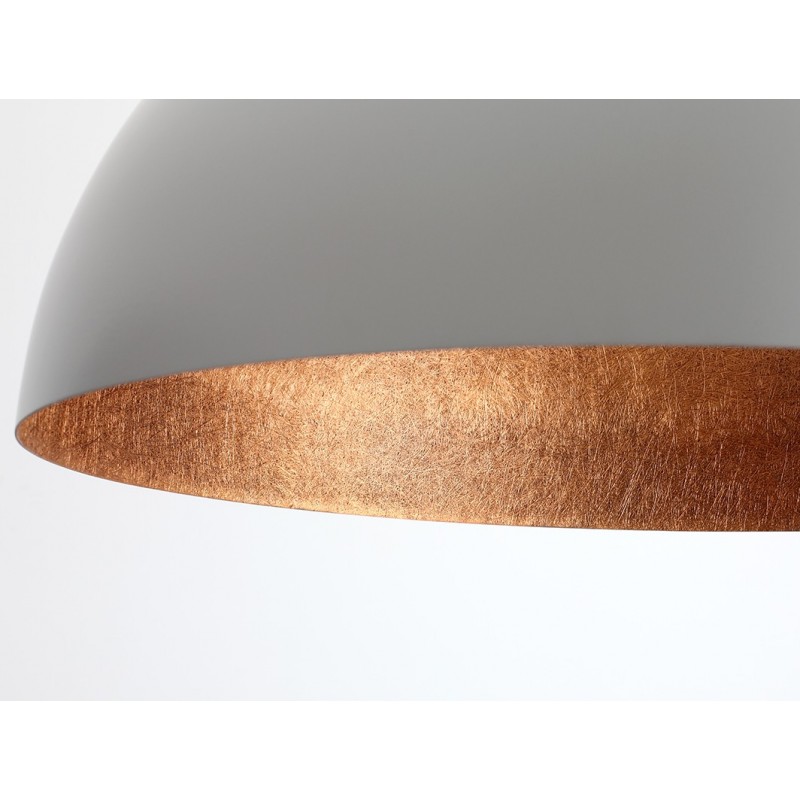 Lampa wisząca LORD 90 - miedziano-biały