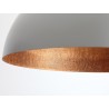 Lampa wisząca LORD 90 - miedziano-biały