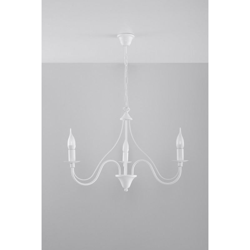 Żyrandol MINERWA 3 Biały