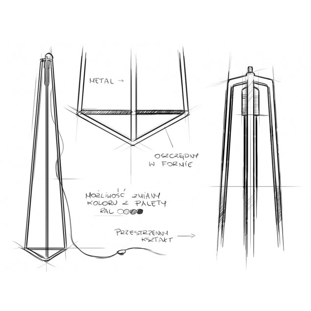 Lampa podłogowa TRIMETRIC FLOOR - 5