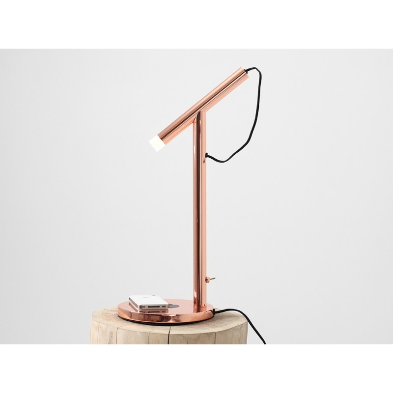 Lampa stołowa DIZO charge - miedziany