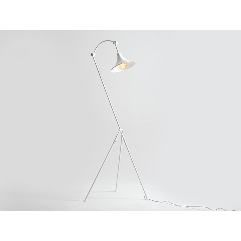 Lampa podłogowa MILLER FLOOR - biały