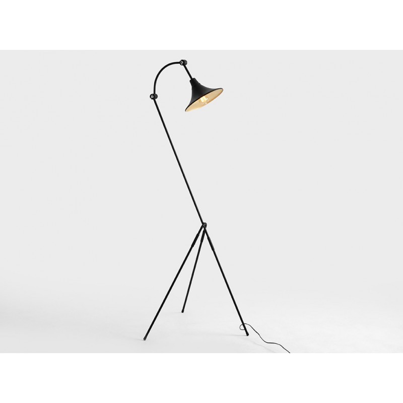 Lampa podłogowa MILLER FLOOR - czarny