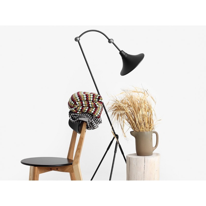 Lampa podłogowa MILLER FLOOR - czarny