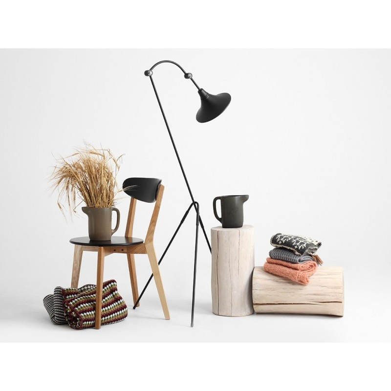 Lampa podłogowa MILLER FLOOR - czarny