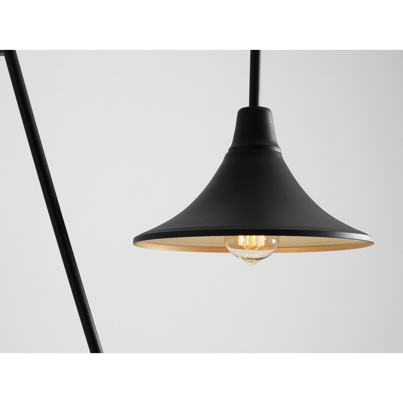 Lampa podłogowa MILLER FLOOR - czarny