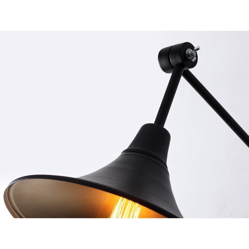 Lampa ścienna MILLER WALL - czarny