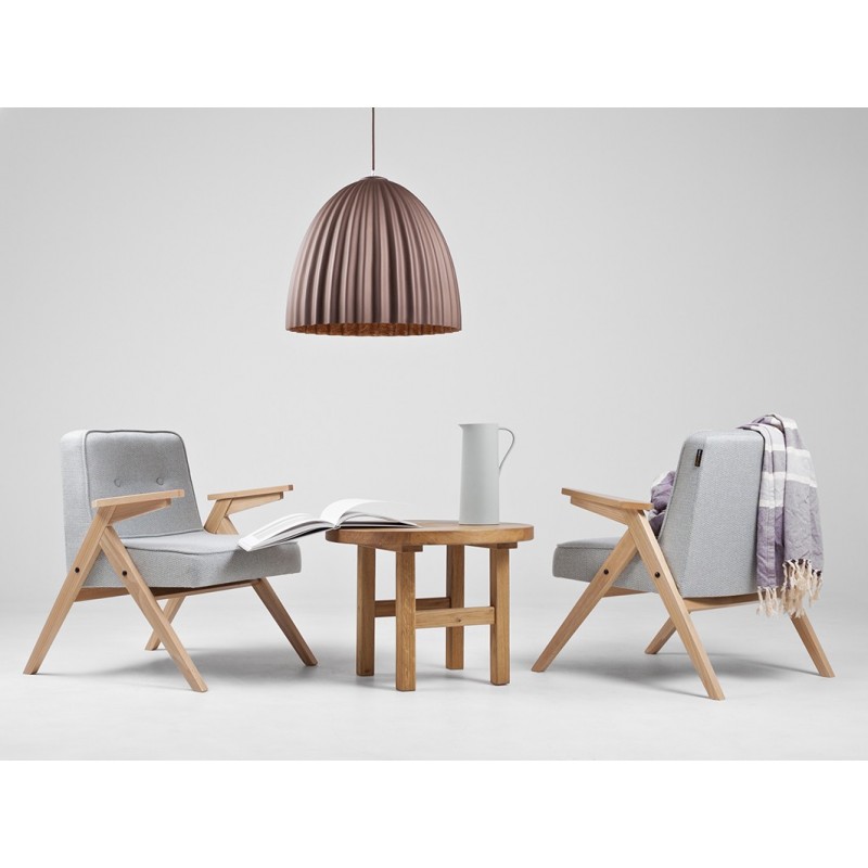 Lampa wisząca PLISSART M - brązowy/miedź