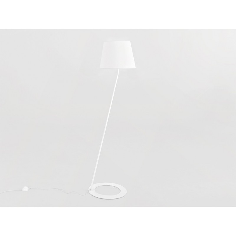 Lampa podłogowa SHADE FLOOR - klosz biały, biały