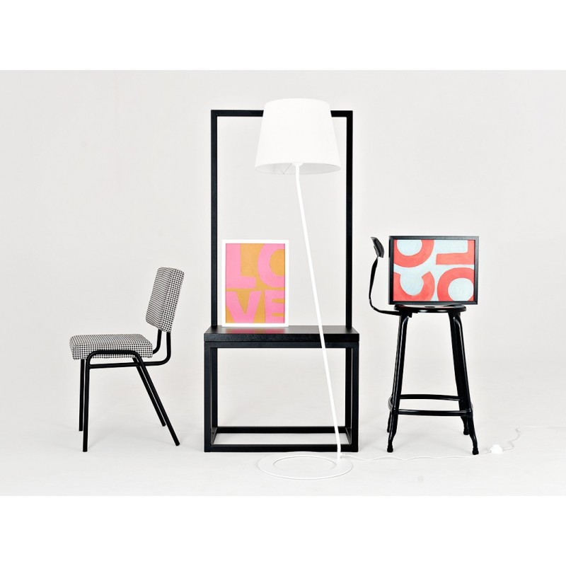 Lampa podłogowa SHADE FLOOR - klosz biały, biały