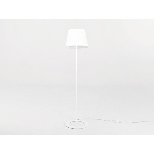 Lampa podłogowa SHADE FLOOR - klosz biały, biały - 3