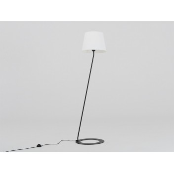 Lampa podłogowa SHADE FLOOR – klosz biały, czarny