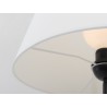 Lampa podłogowa SHADE FLOOR – klosz biały, czarny