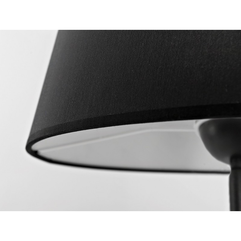 Lampa podłogowa SHADE FLOOR - klosz czarny, czarny