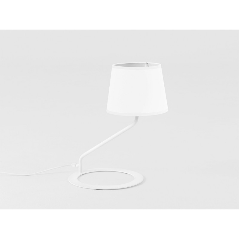 Lampa podłogowa SHADE FLOOR – klosz biały, biały