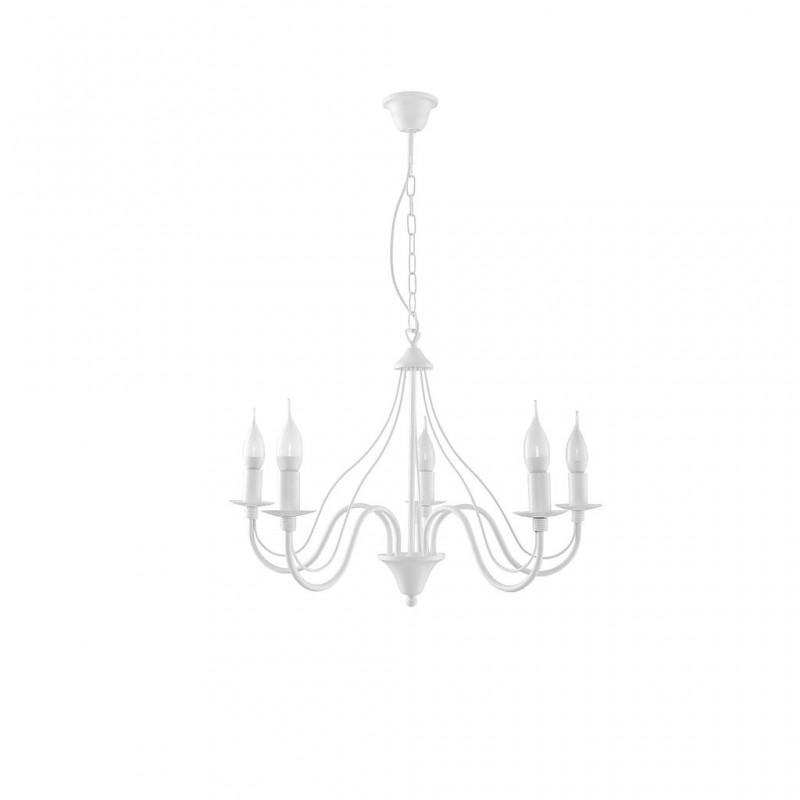 Żyrandol MINERWA 5 Biały