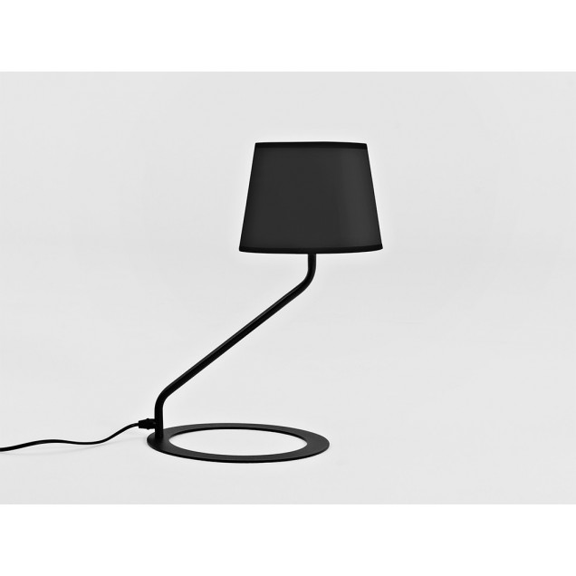 Lampa stołowa SHADE TABLE - klosz czarny, czarny
