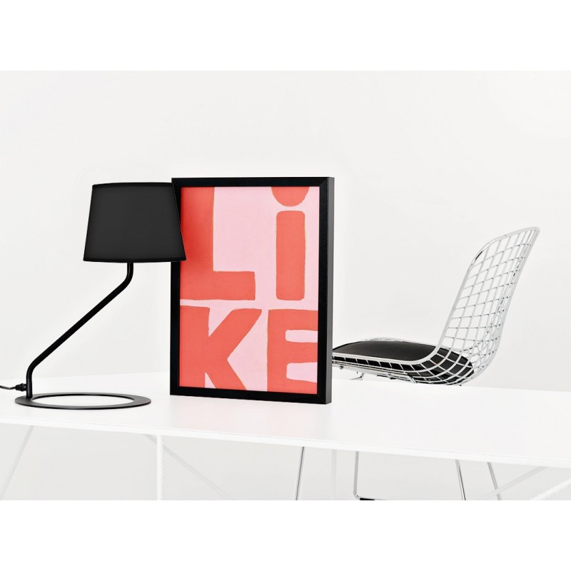 Lampa stołowa SHADE TABLE - klosz czarny, czarny