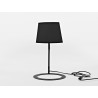 Lampa stołowa SHADE TABLE - klosz czarny, czarny