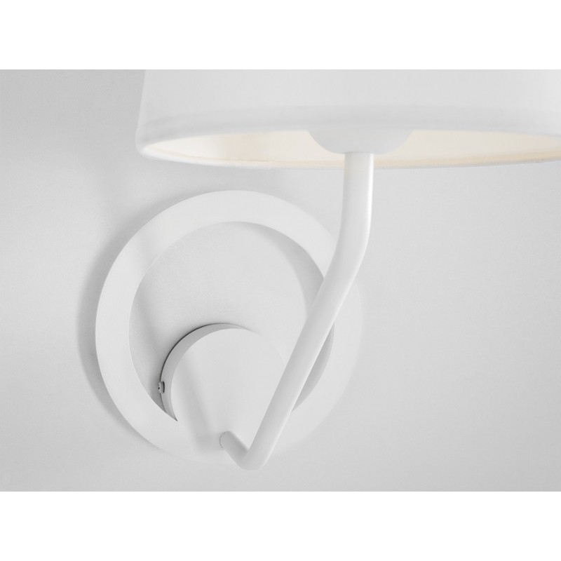 Lampa ścienna SHADE WALL - klosz biały, biały