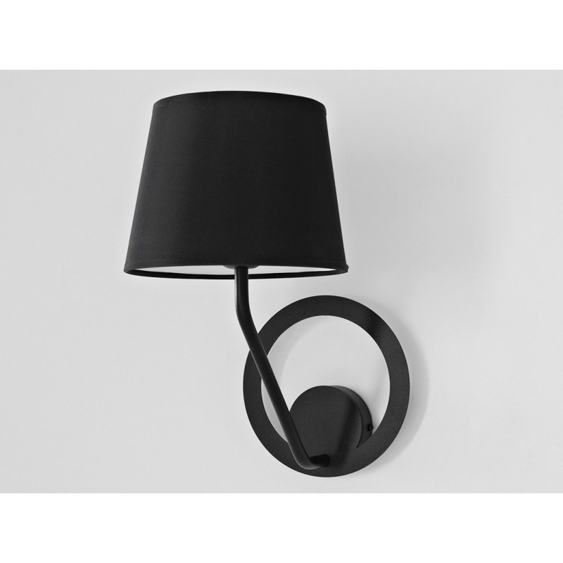 Lampa ścienna SHADE WALL - klosz czarny, czarny