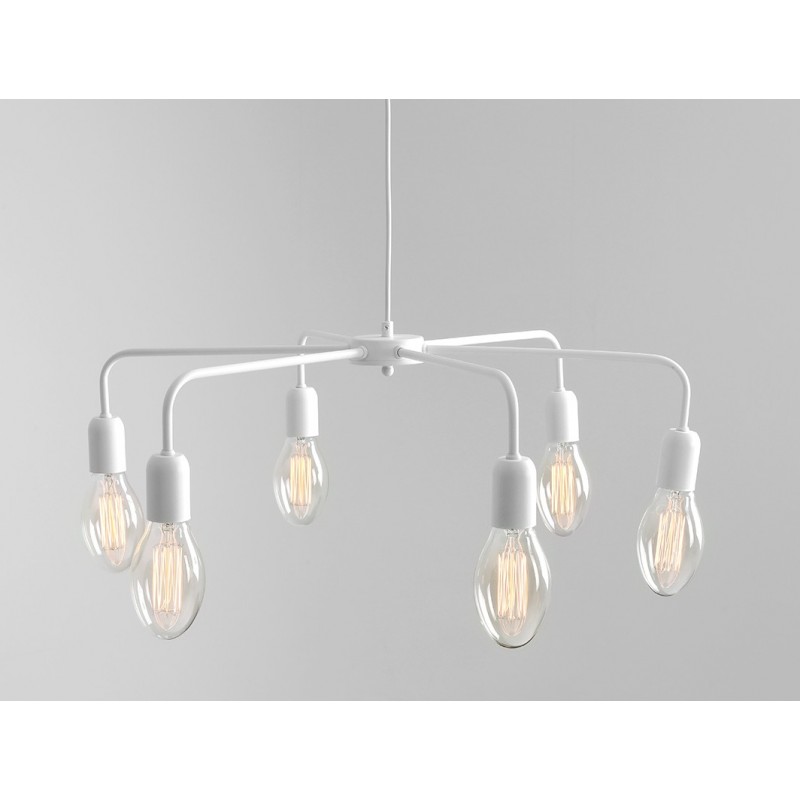 Lampa wisząca CROSER 6 - biały