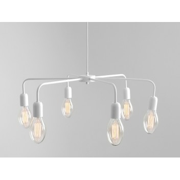 Lampa wisząca CROSER 6 - biały