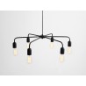 Lampa wisząca CROSER 6 - czarny