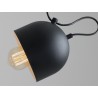 Lampa wisząca POPO 1 - czarny