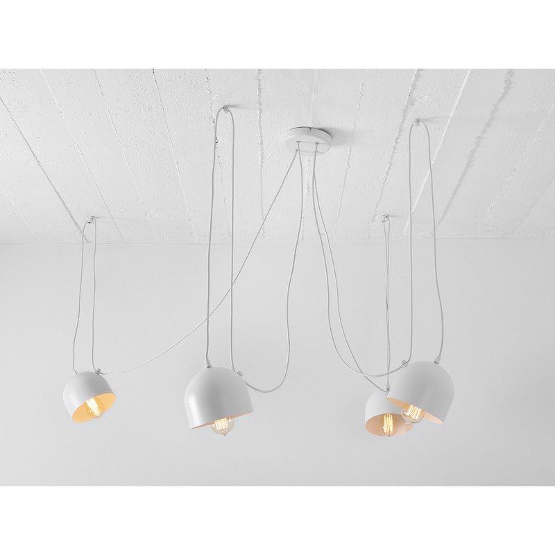 Lampa wisząca POPO 4 - biały