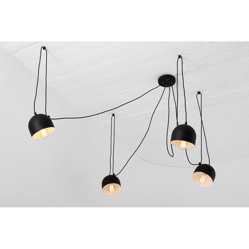 Lampa wisząca POPO 4 - czarny