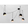 Lampa wisząca POPO 4 - czarny