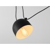 Lampa wisząca POPO 4 - czarny