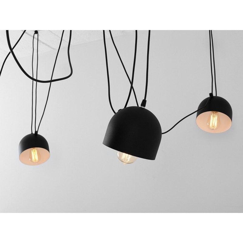 Lampa wisząca POPO 6 - czarny