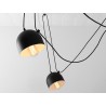 Lampa wisząca POPO 6 - czarny