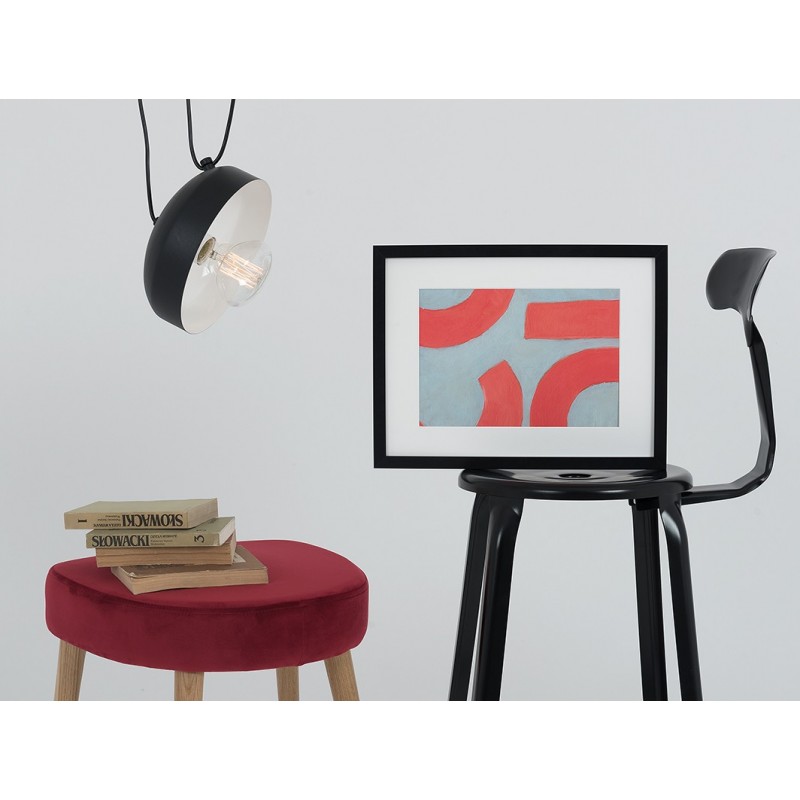 Lampa wisząca POPO FLAT 1 - czarny