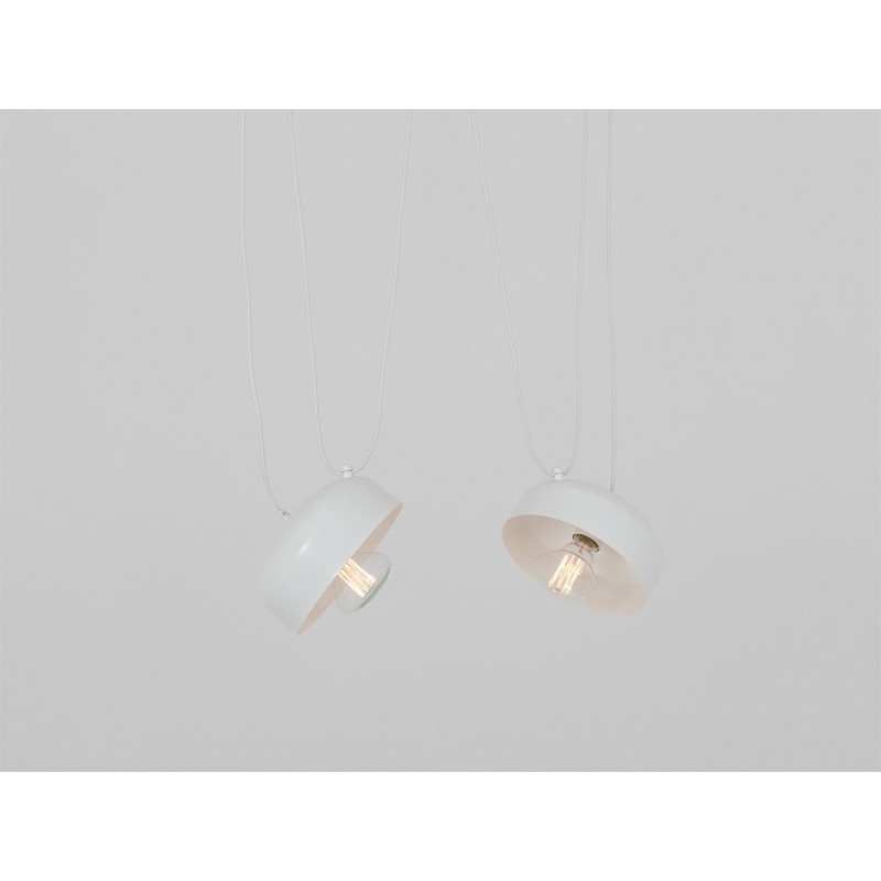 Lampa wisząca POPO FLAT 2 - biały