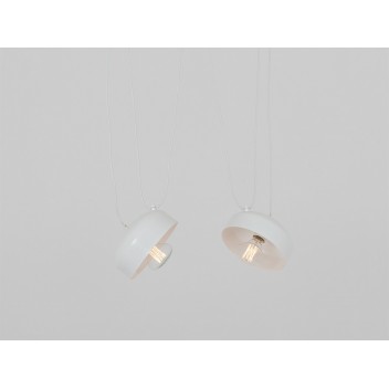 Lampa wisząca POPO FLAT 2 - biały