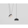Lampa wisząca POPO FLAT 2 - czarny