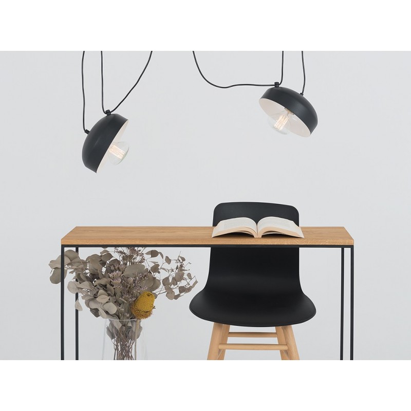 Lampa wisząca POPO FLAT 2 - czarny