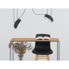 Lampa wisząca POPO FLAT 2 - czarny