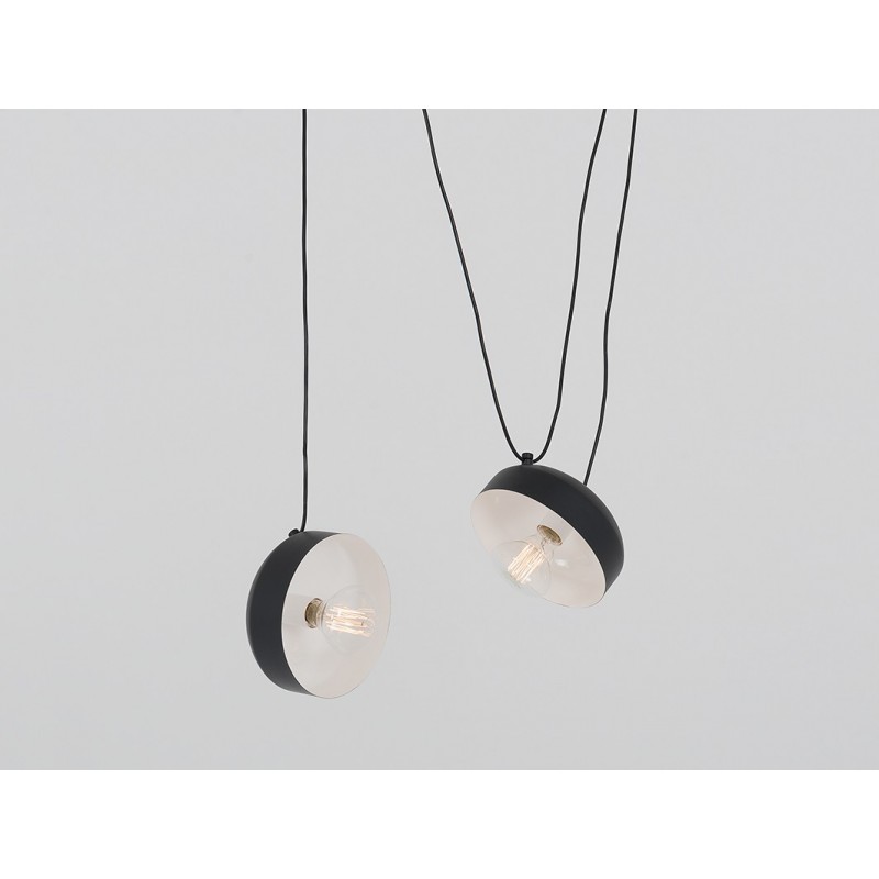 Lampa wisząca POPO FLAT 2 - czarny
