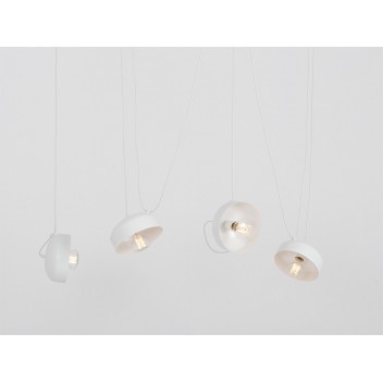 Lampa wisząca POPO FLAT 4 - biały