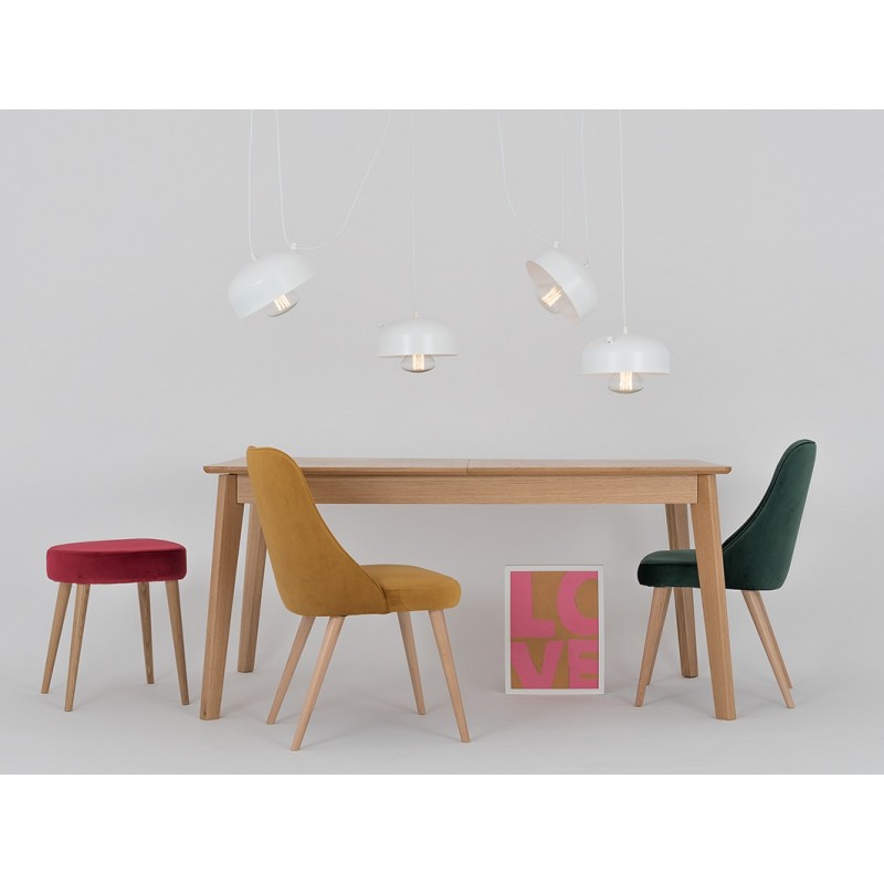 Lampa wisząca POPO FLAT 4 - biały