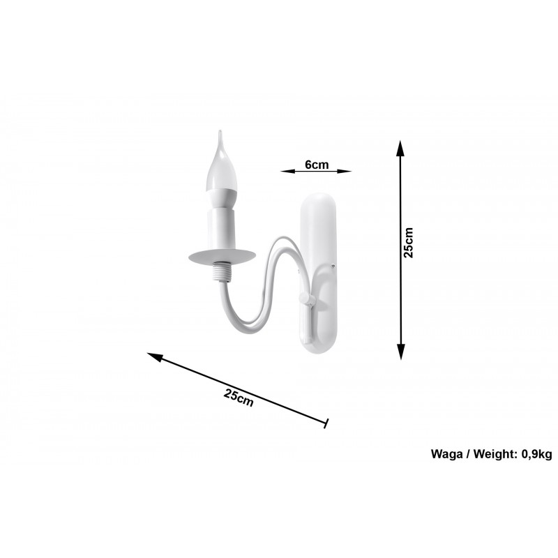 Kinkiet MINERWA Biały