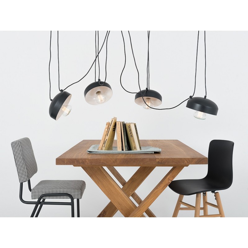 Lampa wisząca POPO FLAT 4 - czarny