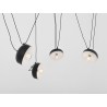 Lampa wisząca POPO FLAT 4 - czarny
