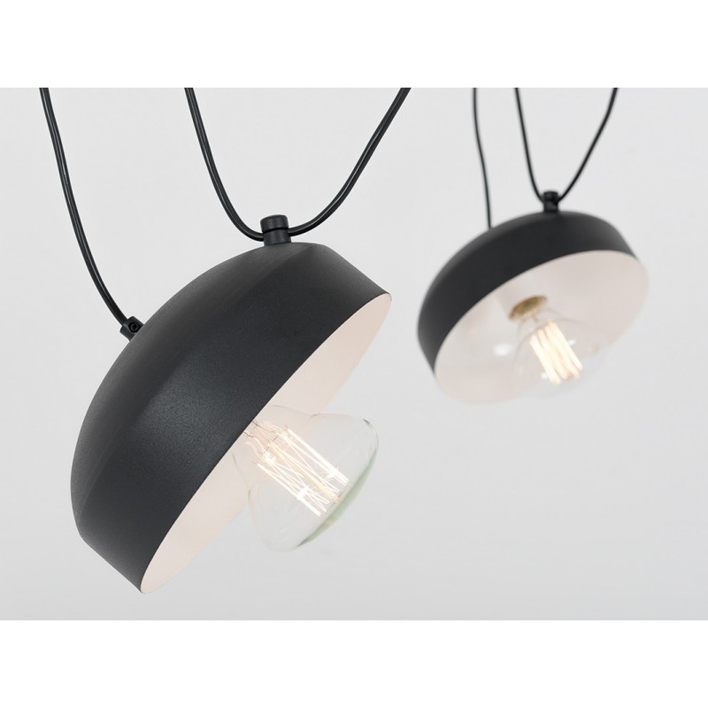 Lampa wisząca POPO FLAT 4 - czarny