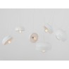 Lampa wisząca POPO FLAT 6 - biały